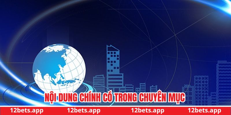 Nội dung chính trong chuyên mục